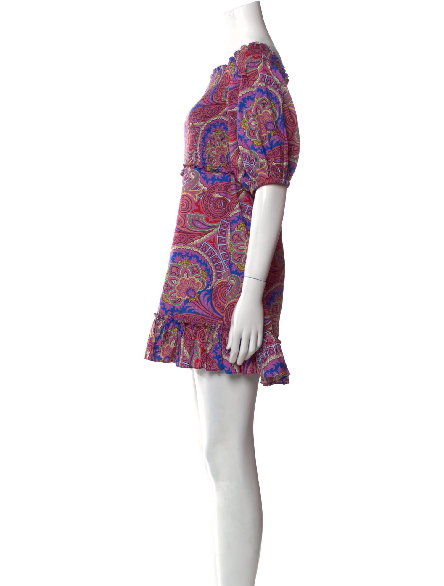 Alexis Paisley Print Mini Dress