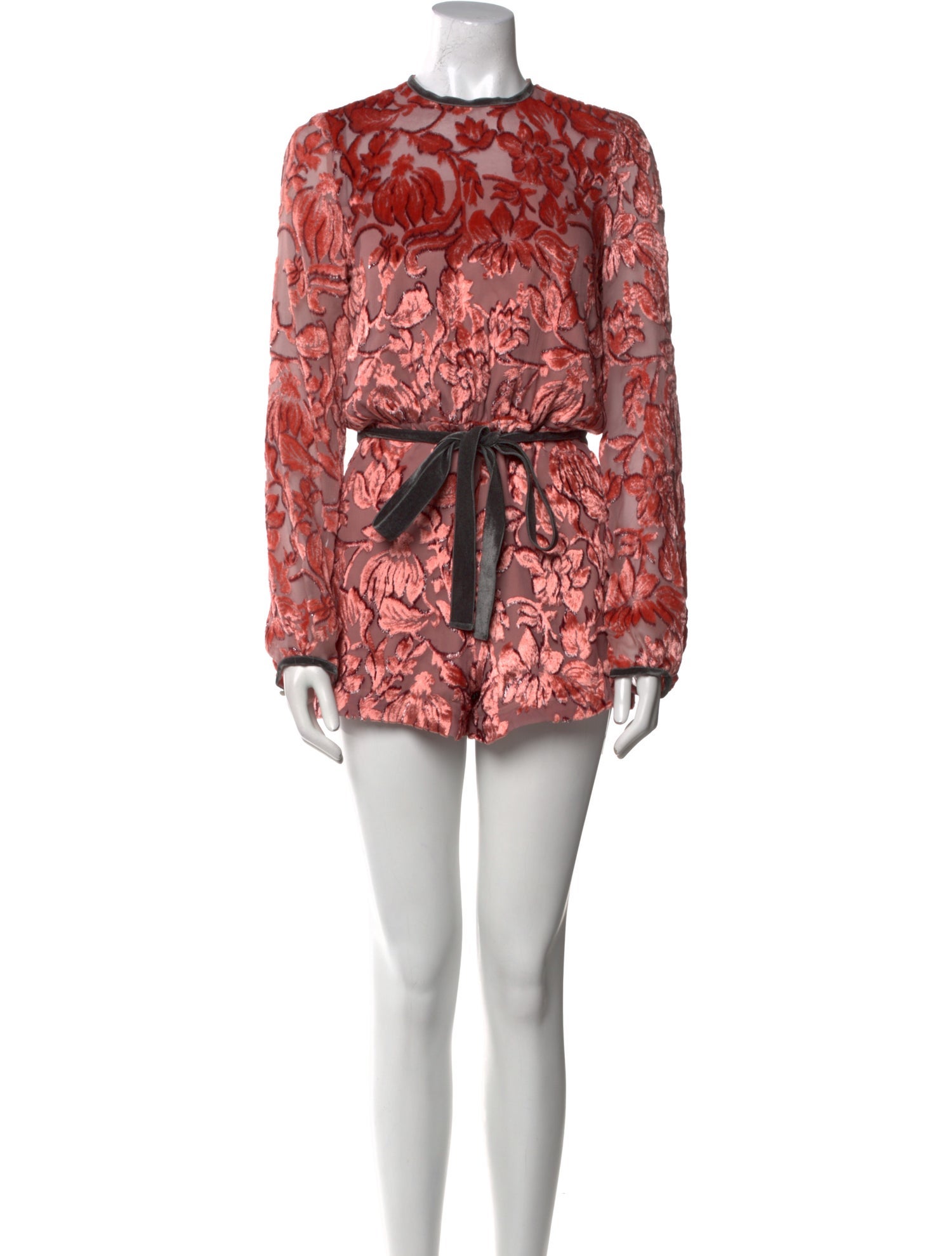 Alexis Silk Paisley Print Romper