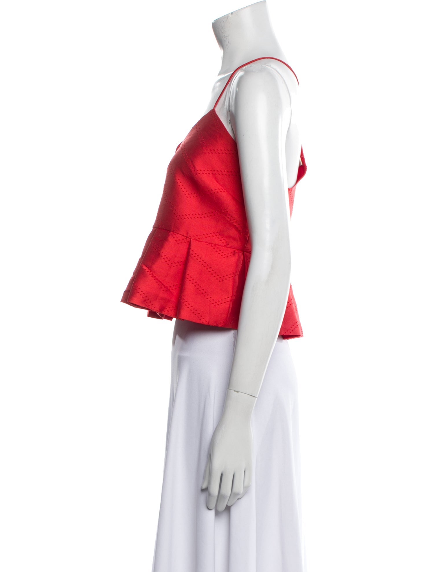 Alexis V-Neck Sleeveless Crop Top