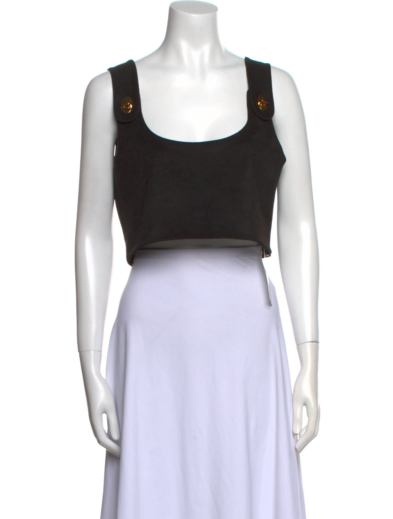 Alexis Square Neckline Sleeveless Crop Top
