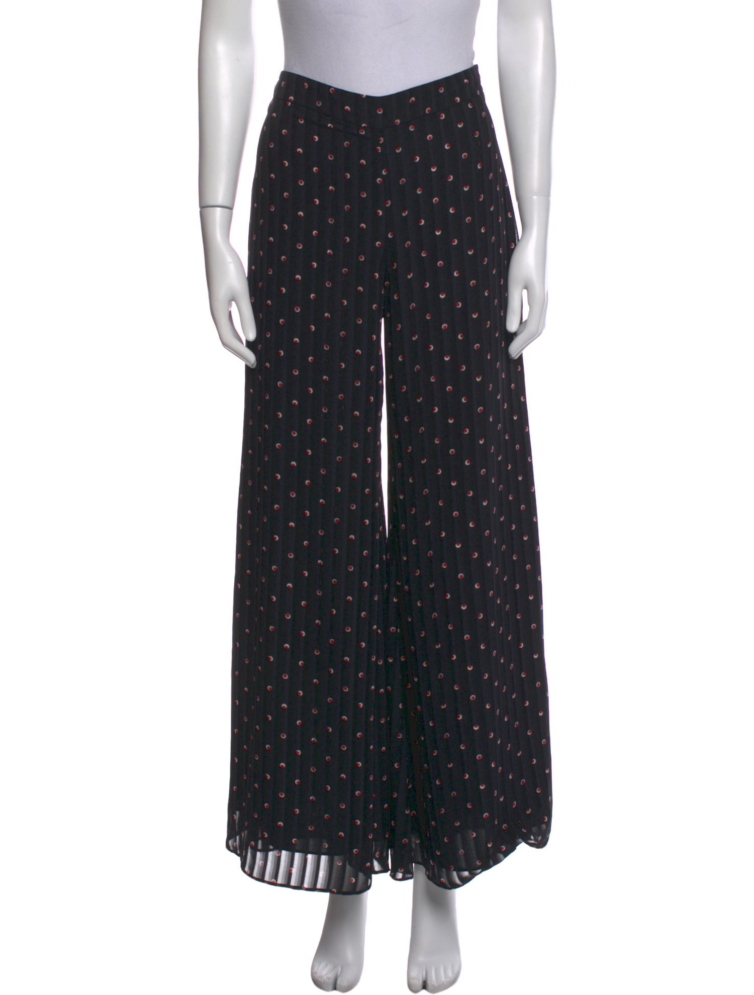 Alexis Polka Dot Print Wide Leg Pants