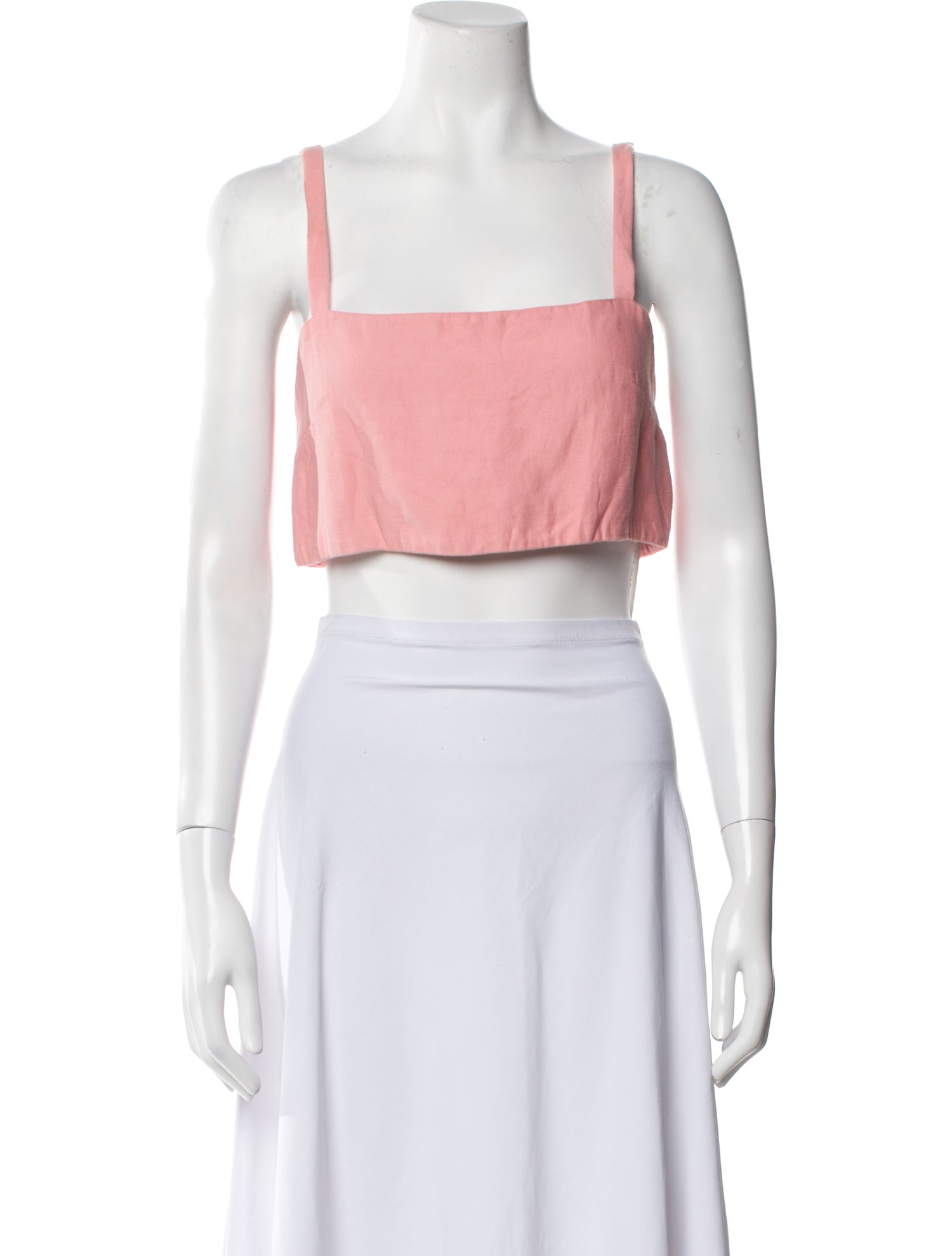 Alexis Square Neckline Sleeveless Crop Top