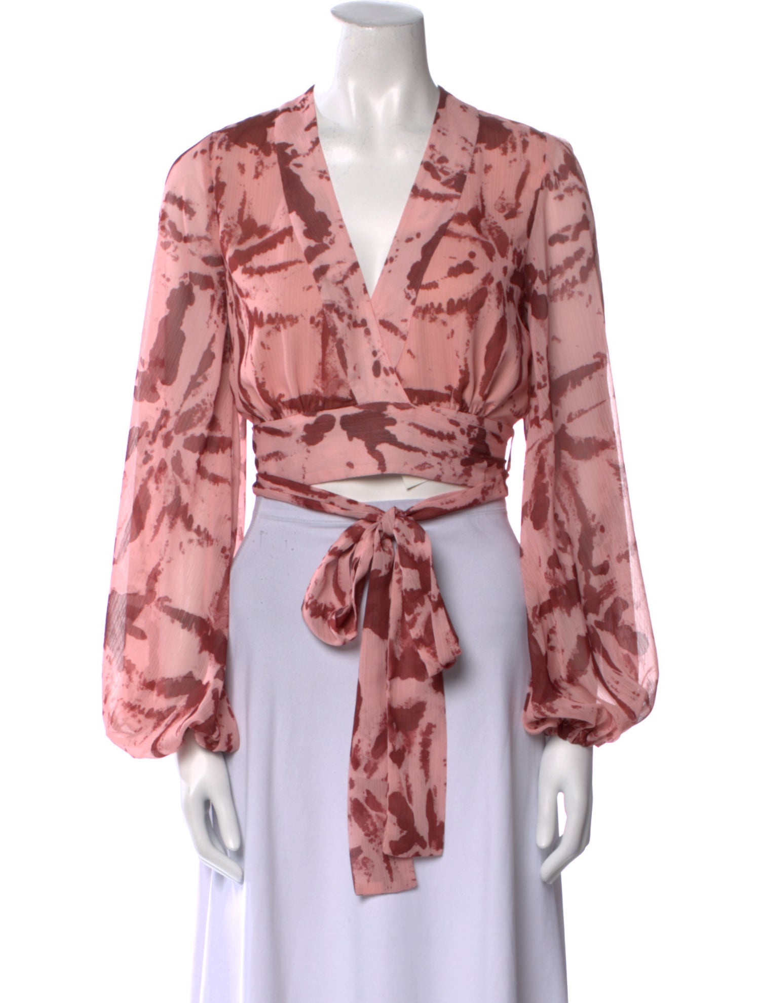 Alexis Floral Print V-Neck Blouse