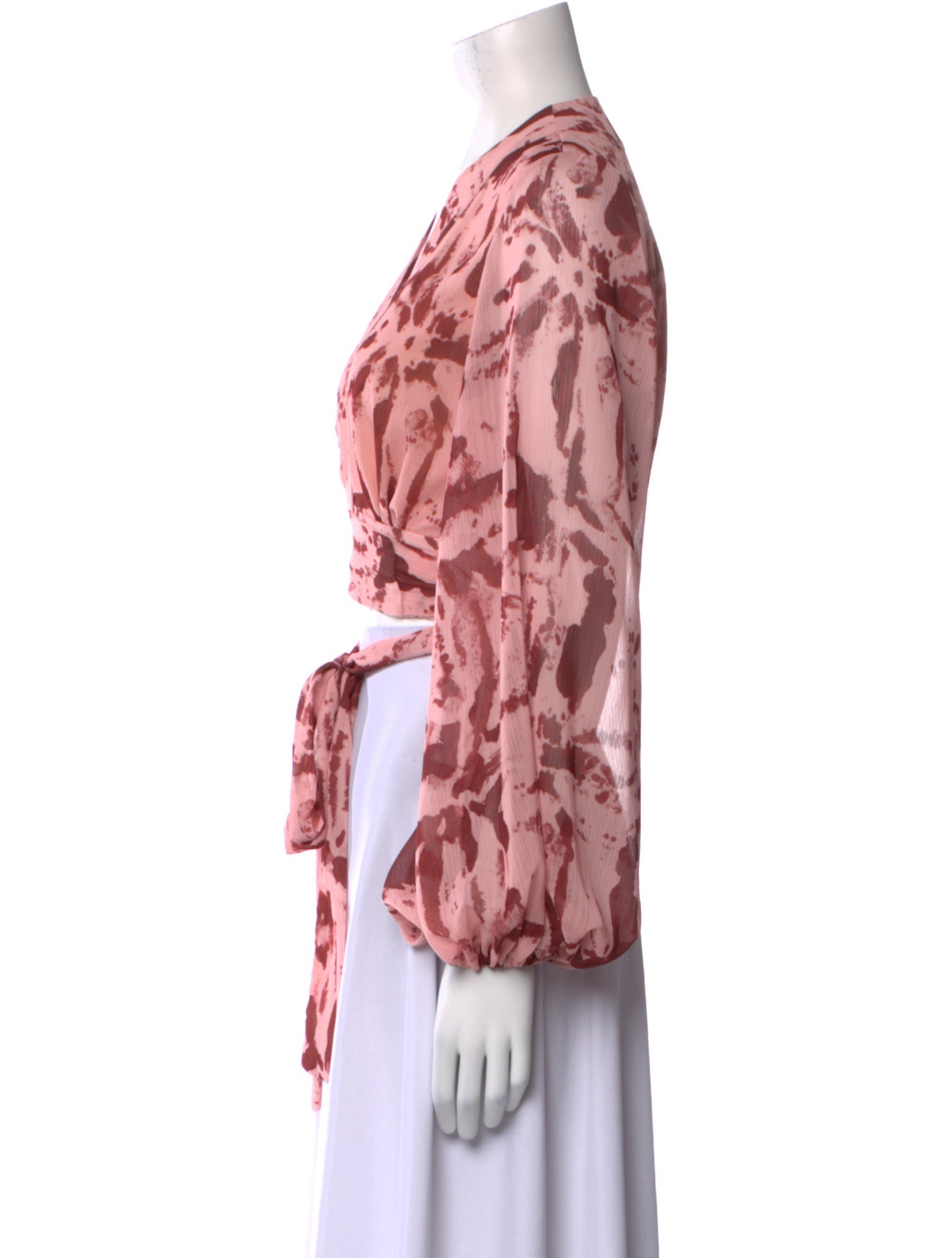 Alexis Floral Print V-Neck Blouse