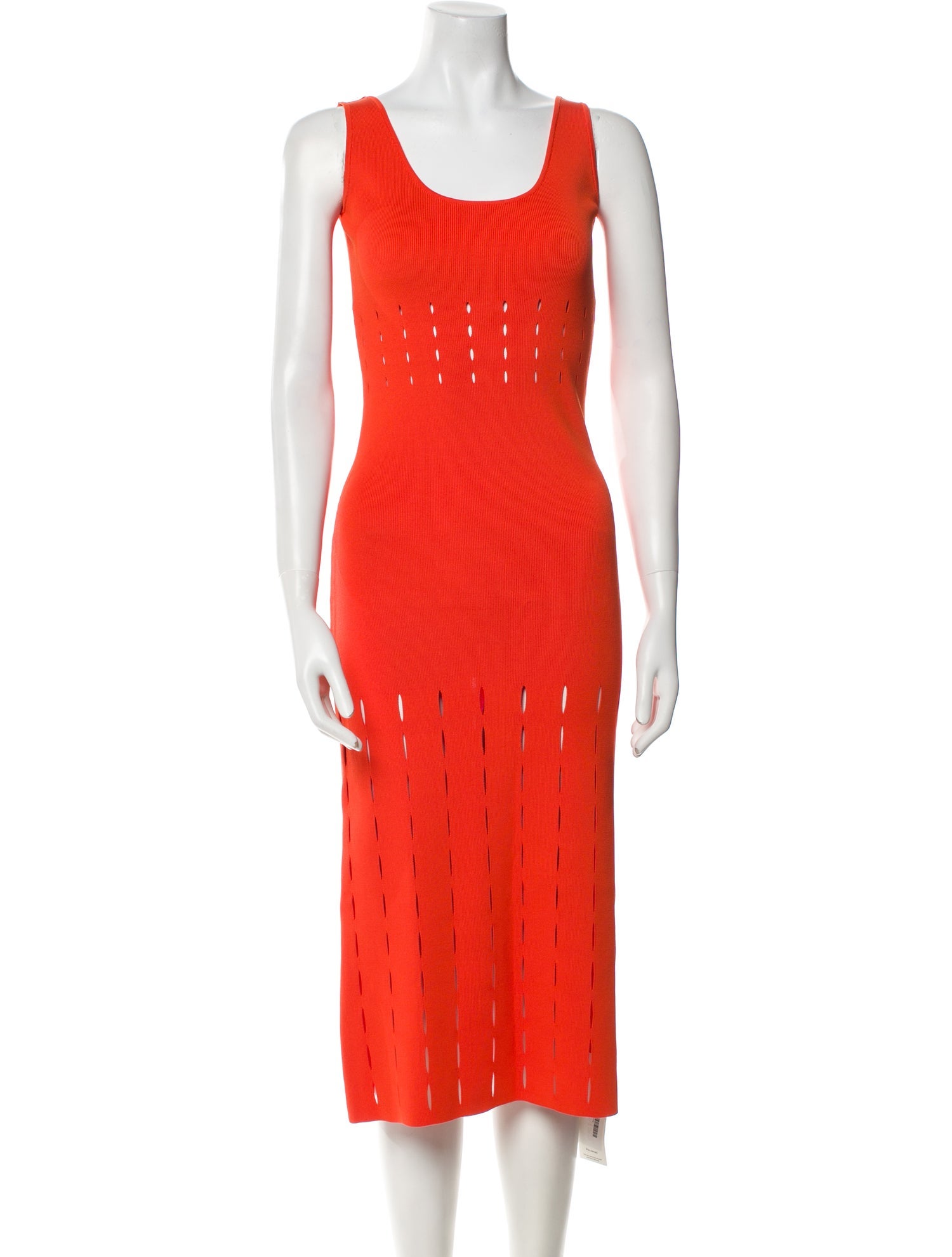 Alexis Striped Midi Length Dress