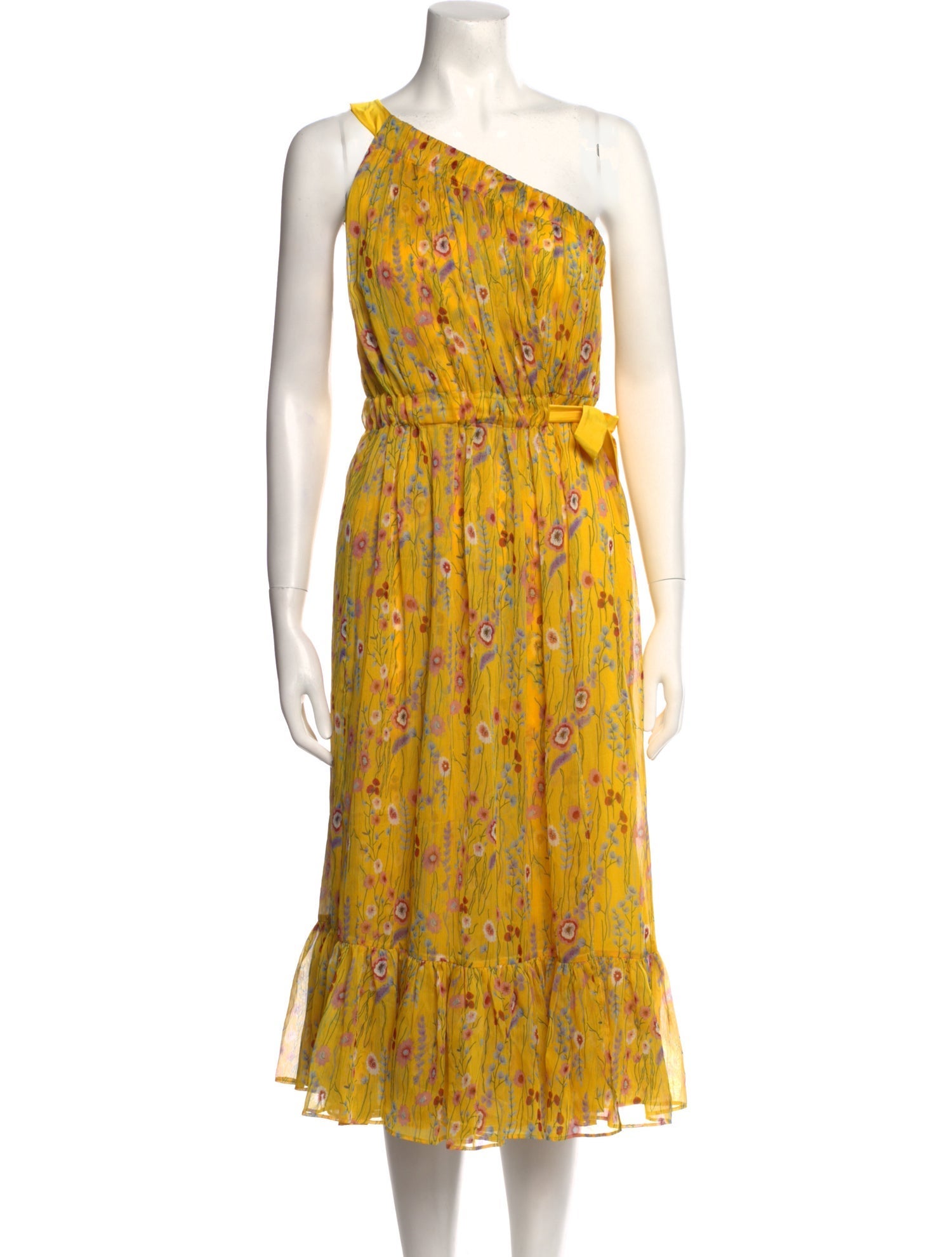 Alexis Floral Print Midi Length Dress
