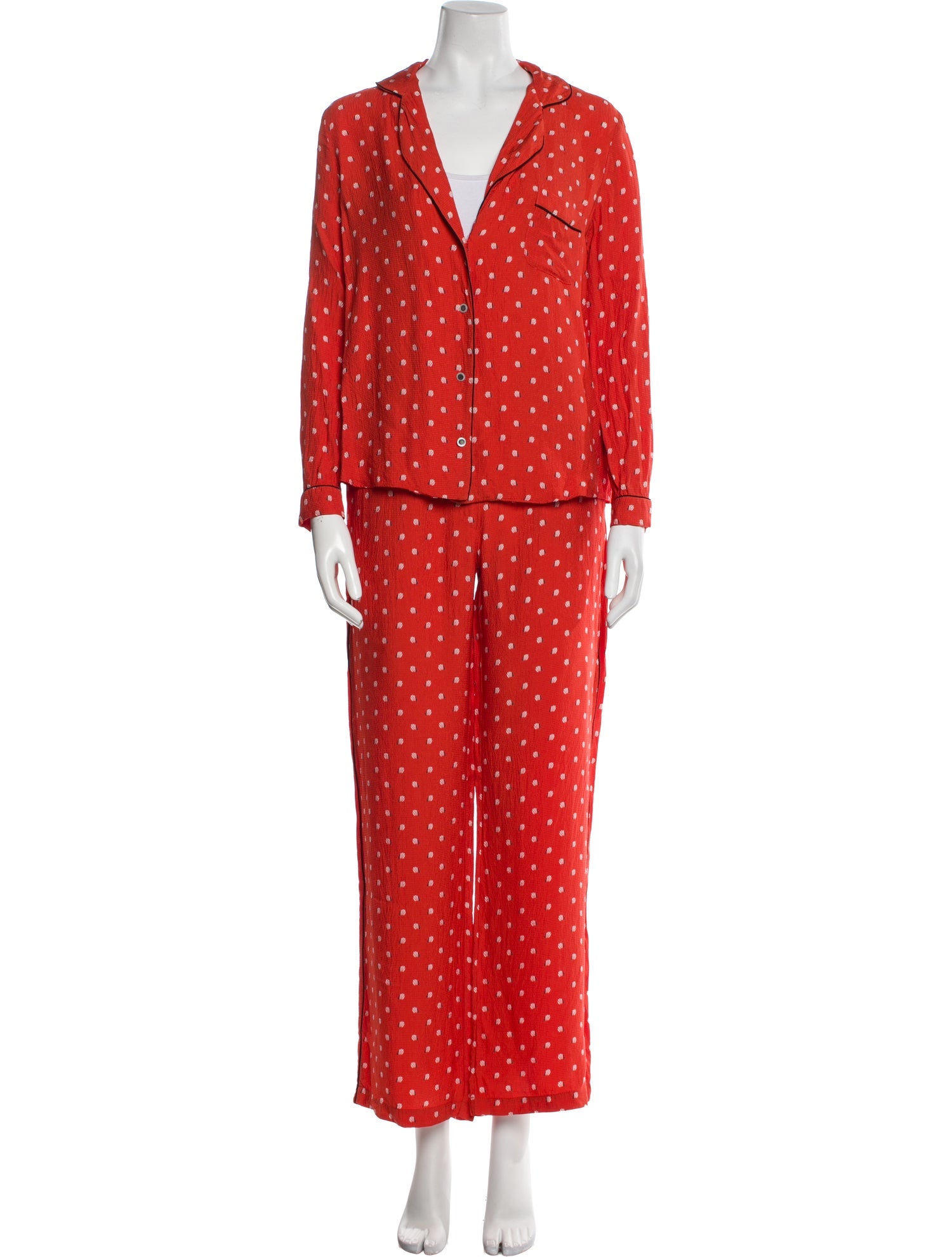 Alexis Polka Dot Print Pajamas