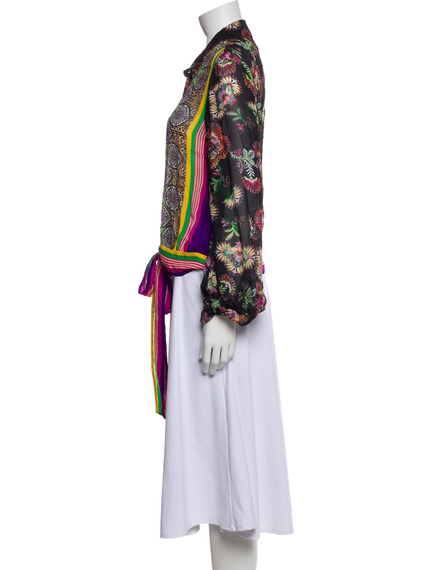 Alexis Floral Print Long Sleeve Blouse