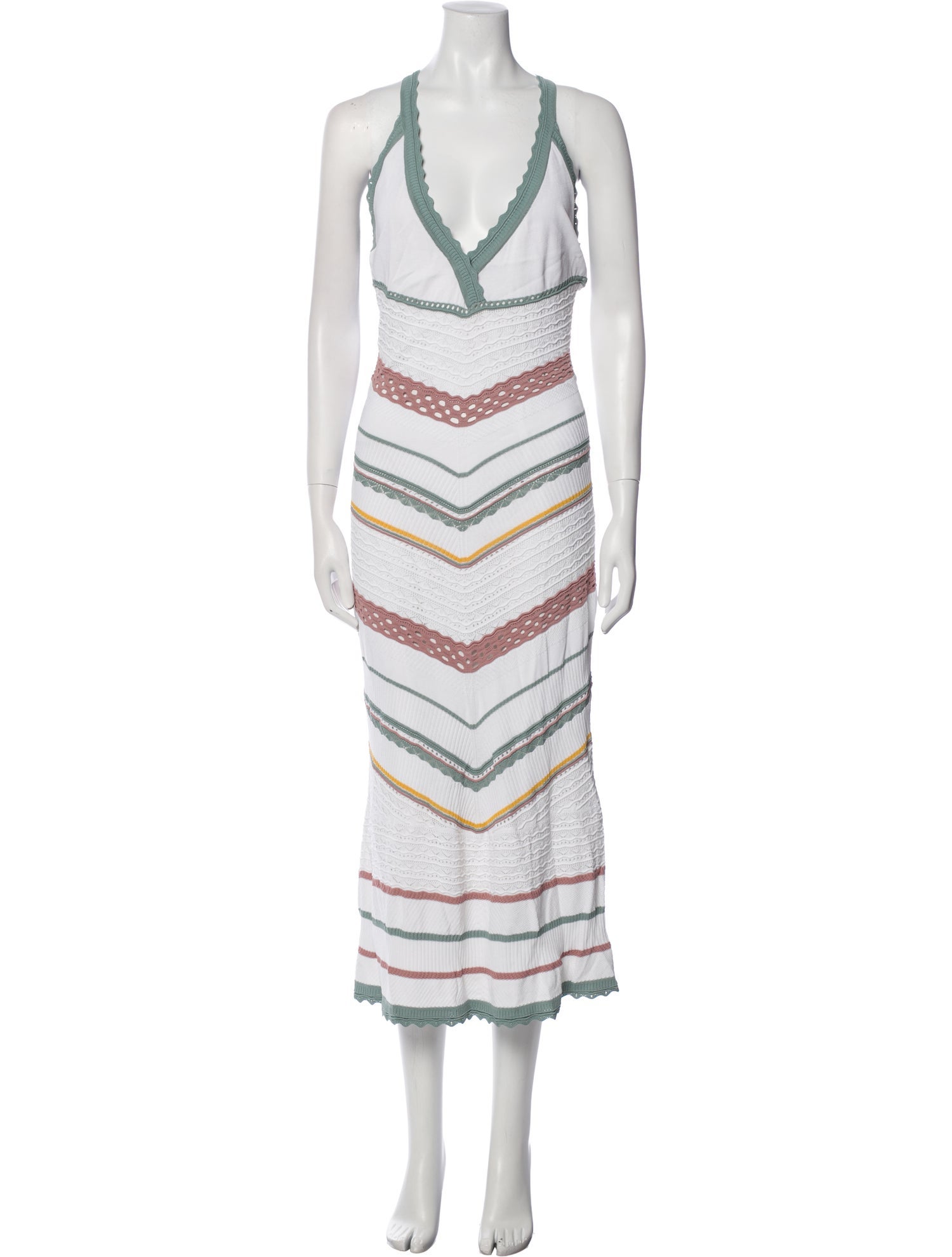 Alexis Striped Long Dress