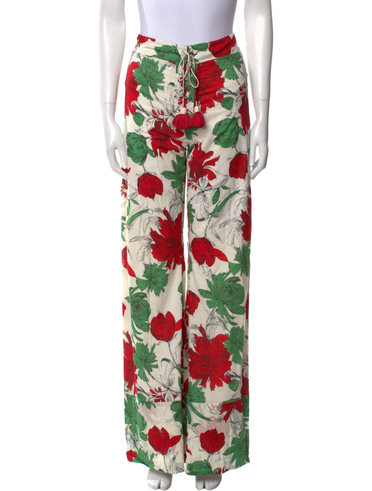 Alexis Floral Print Wide Leg Pants