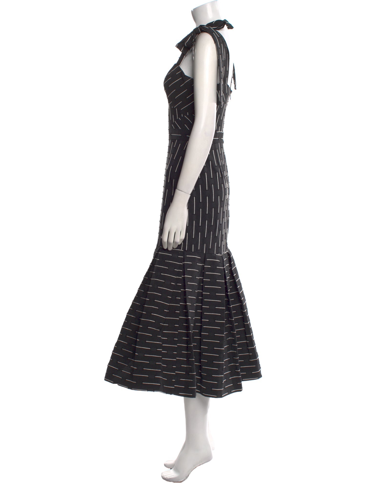 Alexis Striped Long Dress