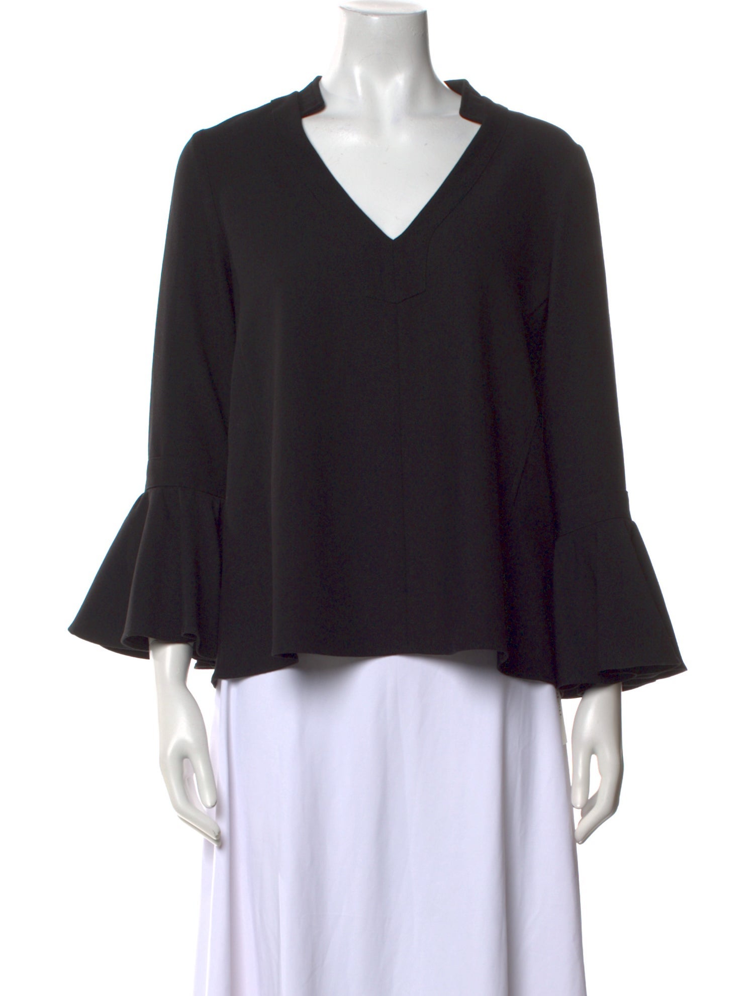 Alexis V-Neck Long Sleeve Blouse