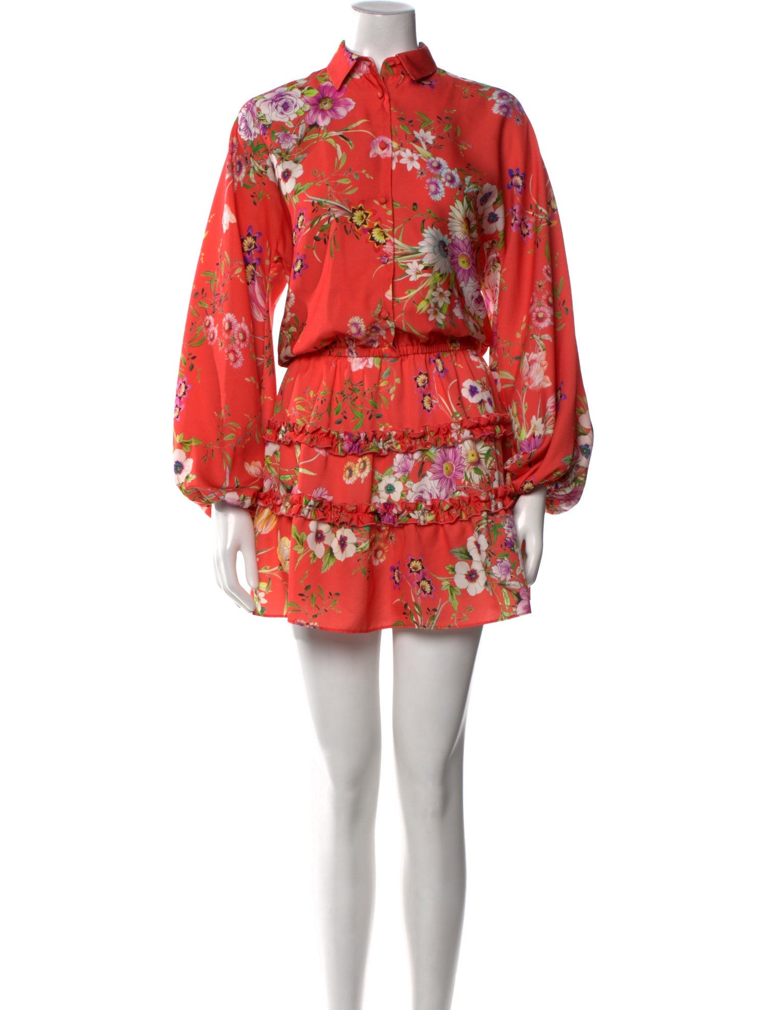 Alexis Floral Print Mini Dress