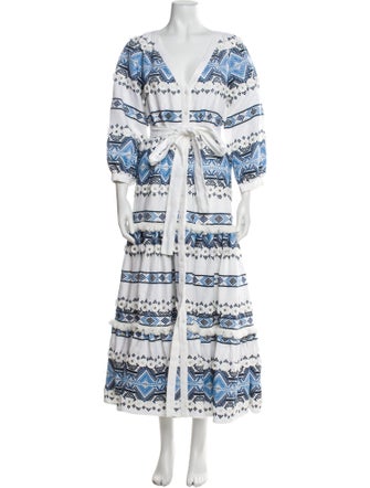 Alexis Printed Long Dress