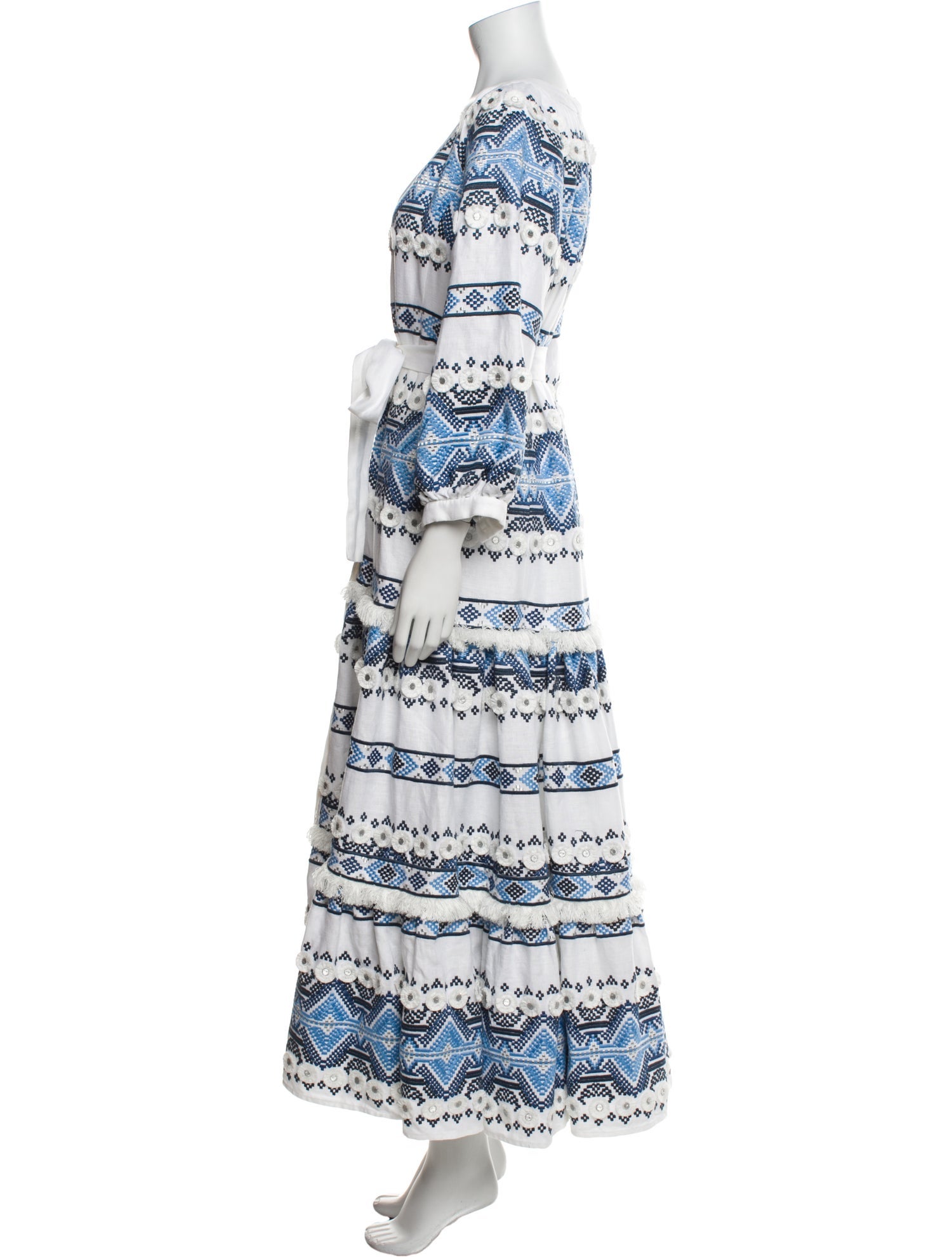 Alexis Printed Long Dress