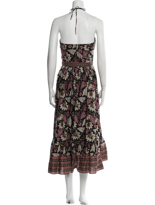 Alexis Floral Print Midi Length Dress