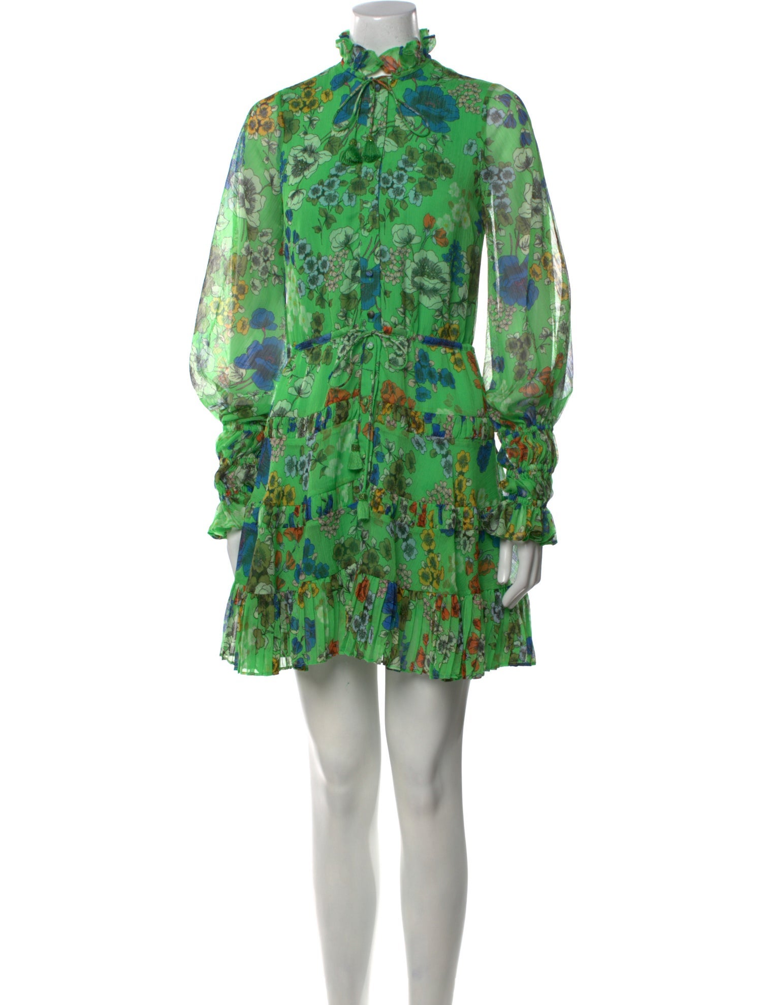 Alexis Floral Print Mini Dress