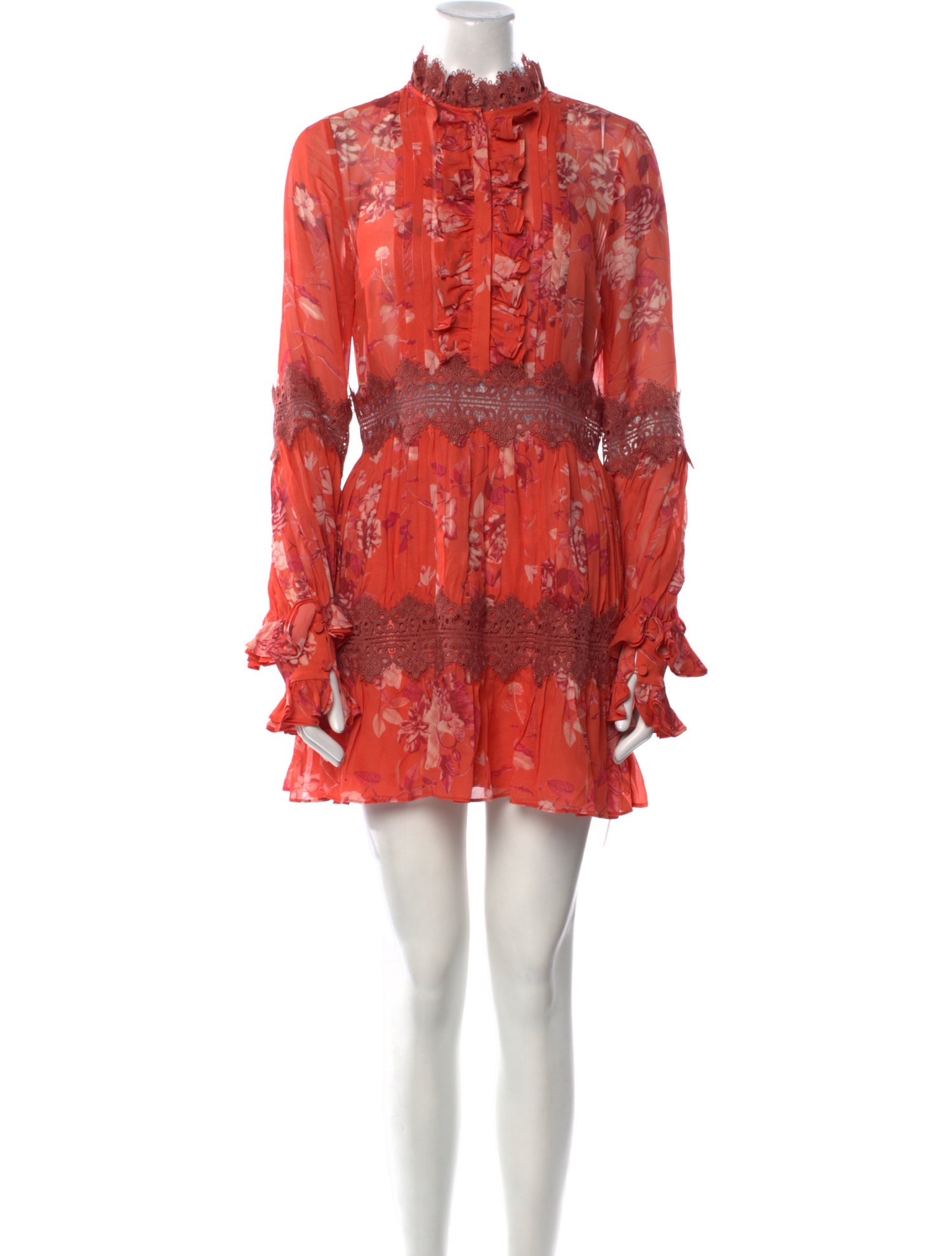 Alexis Floral Print Mini Dress