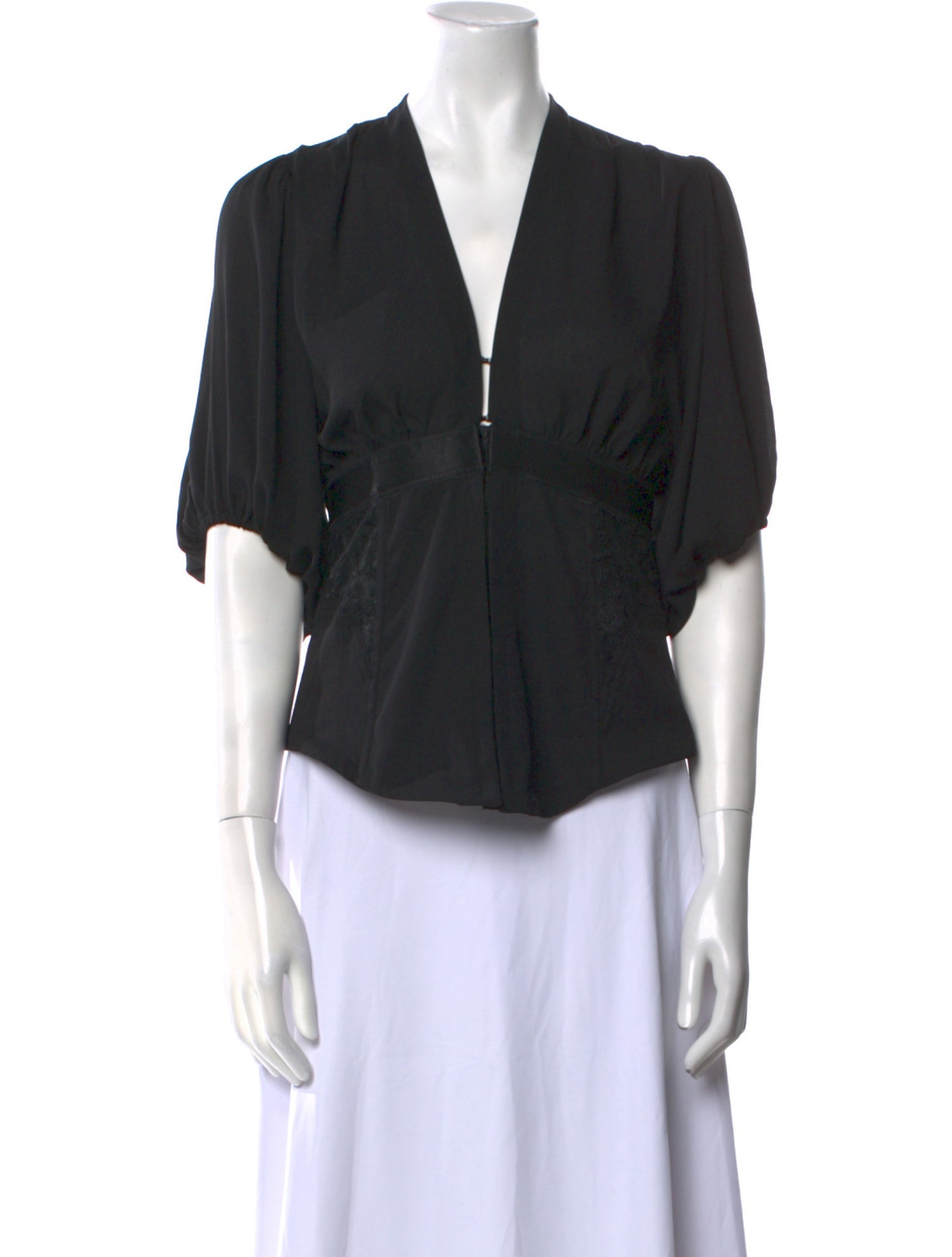 Alexis V-Neck Short Sleeve Top