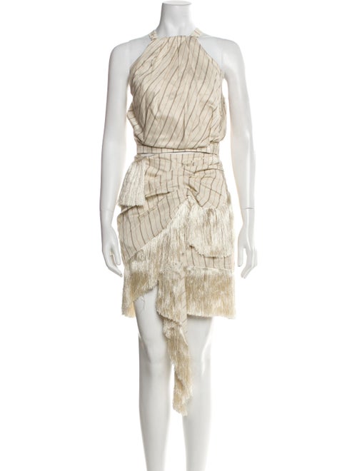 Alexis Striped Mini Skirt