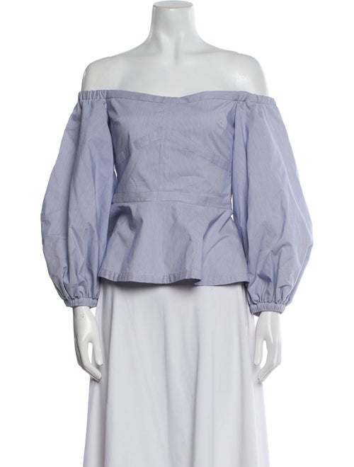 Alexis Off-The-Shoulder Three-Quarter Sleeve Blouse