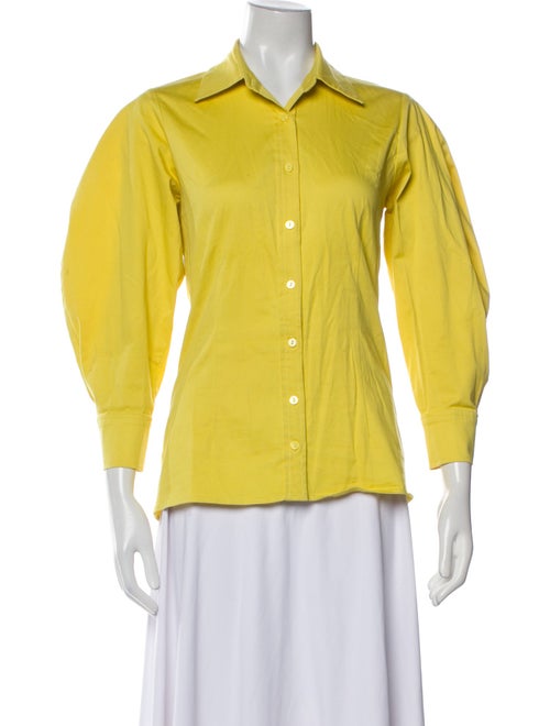 Alexis Three-Quarter Sleeve Button-Up Top