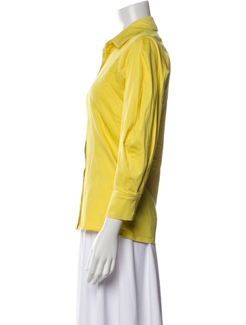 Alexis Three-Quarter Sleeve Button-Up Top