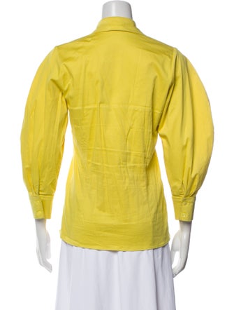 Alexis Three-Quarter Sleeve Button-Up Top