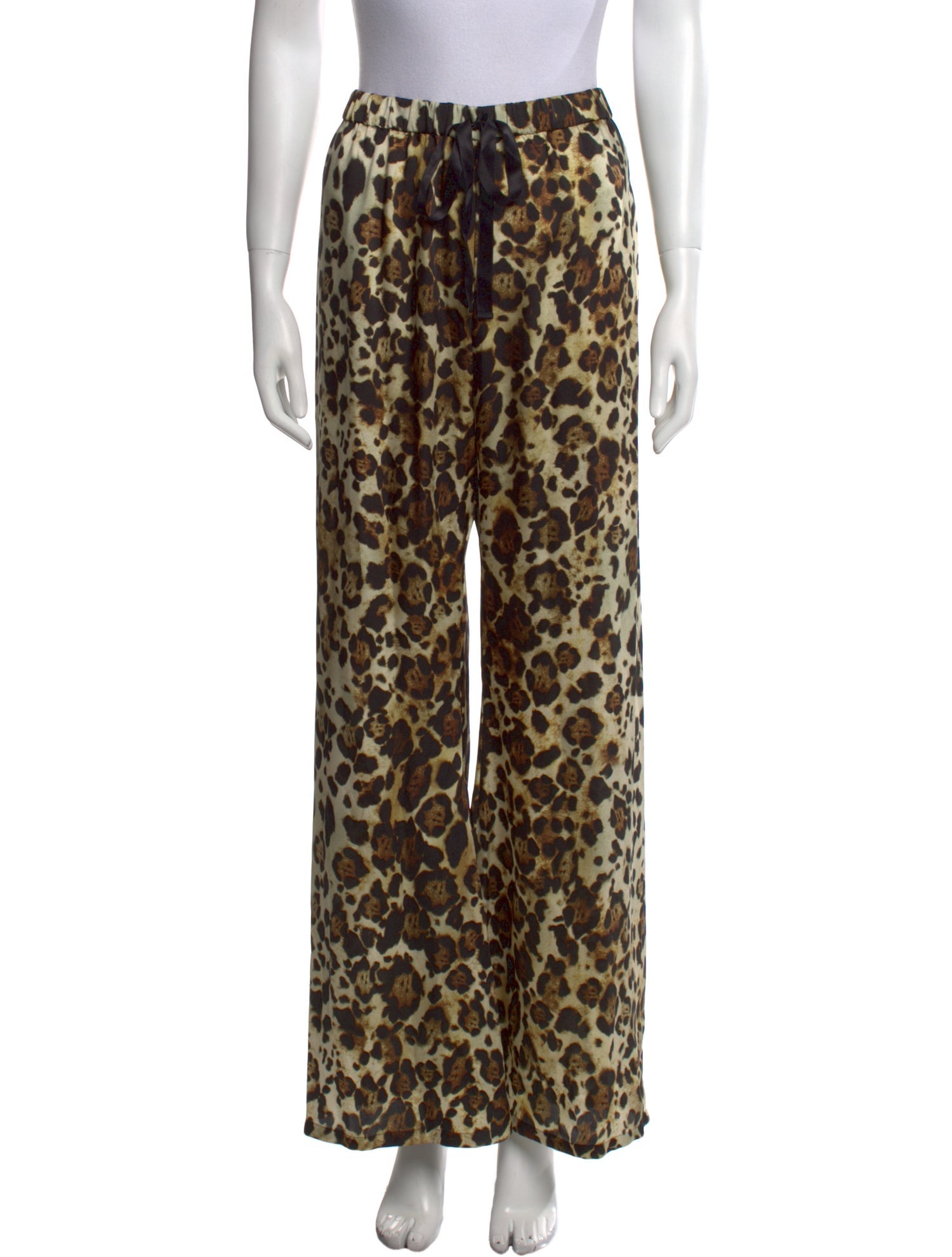 Alexis Animal Print Wide Leg Pants w/ Tags