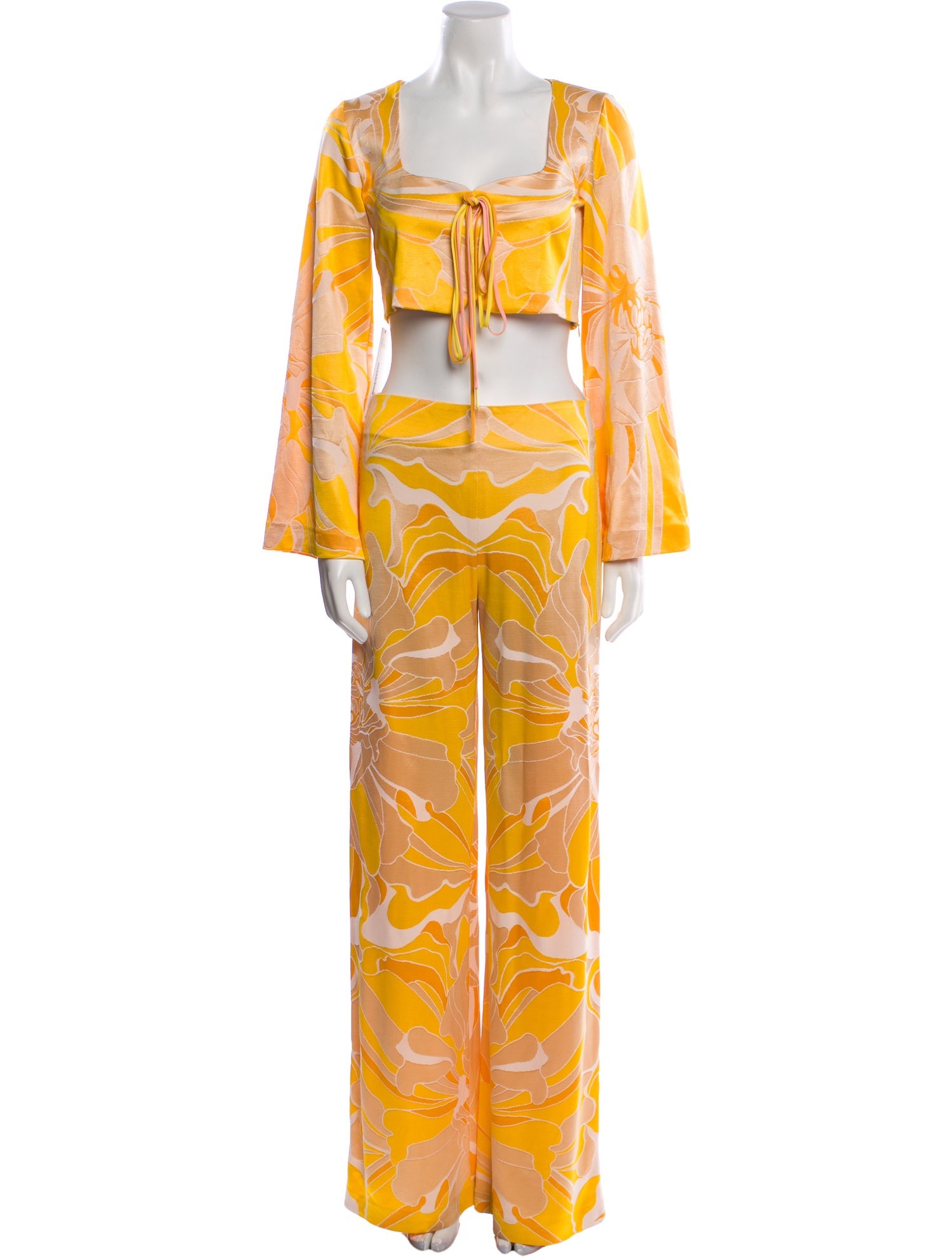 Alexis Printed Tassel Accents Pant Set