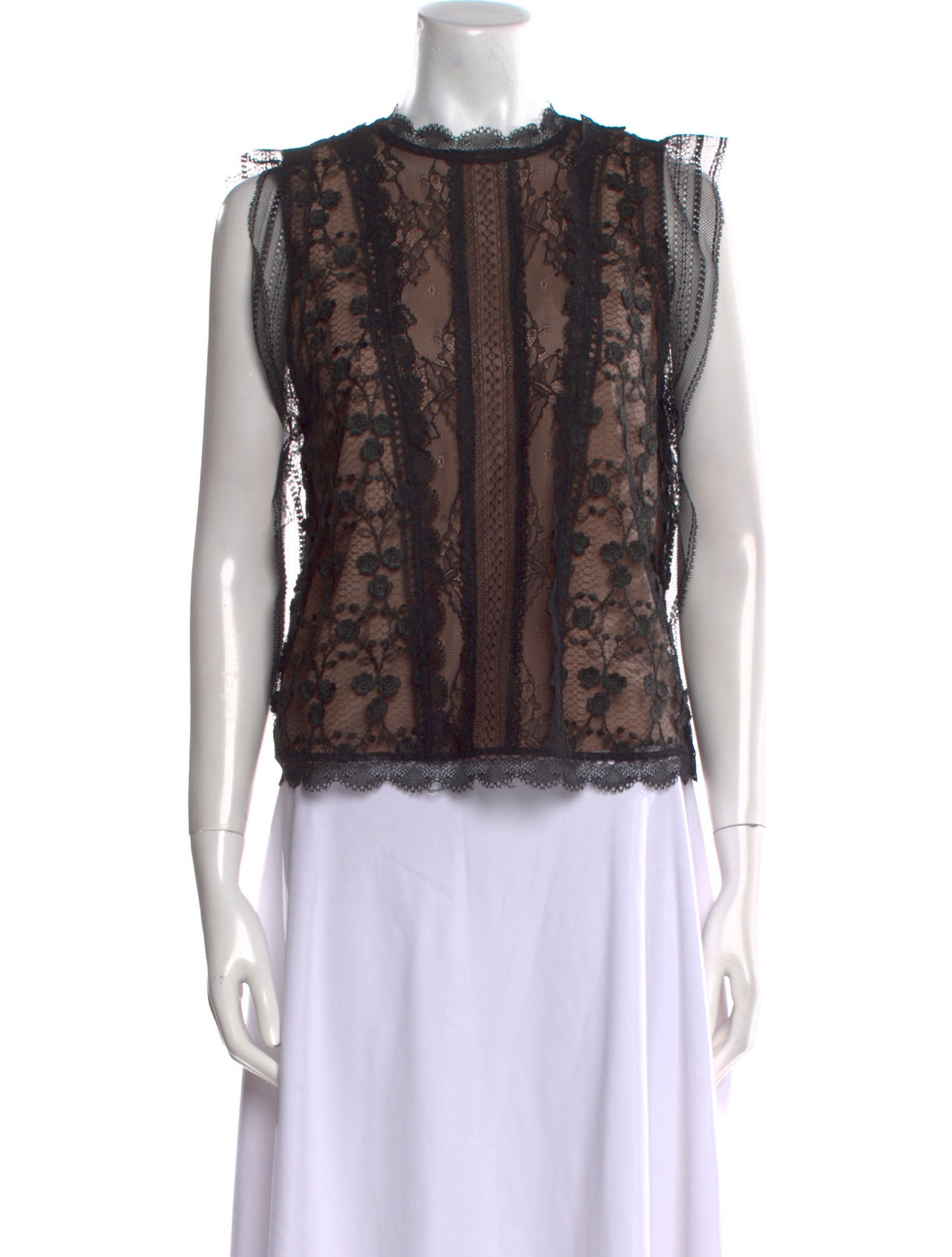 Alexis Lace Lace Pattern Blouse