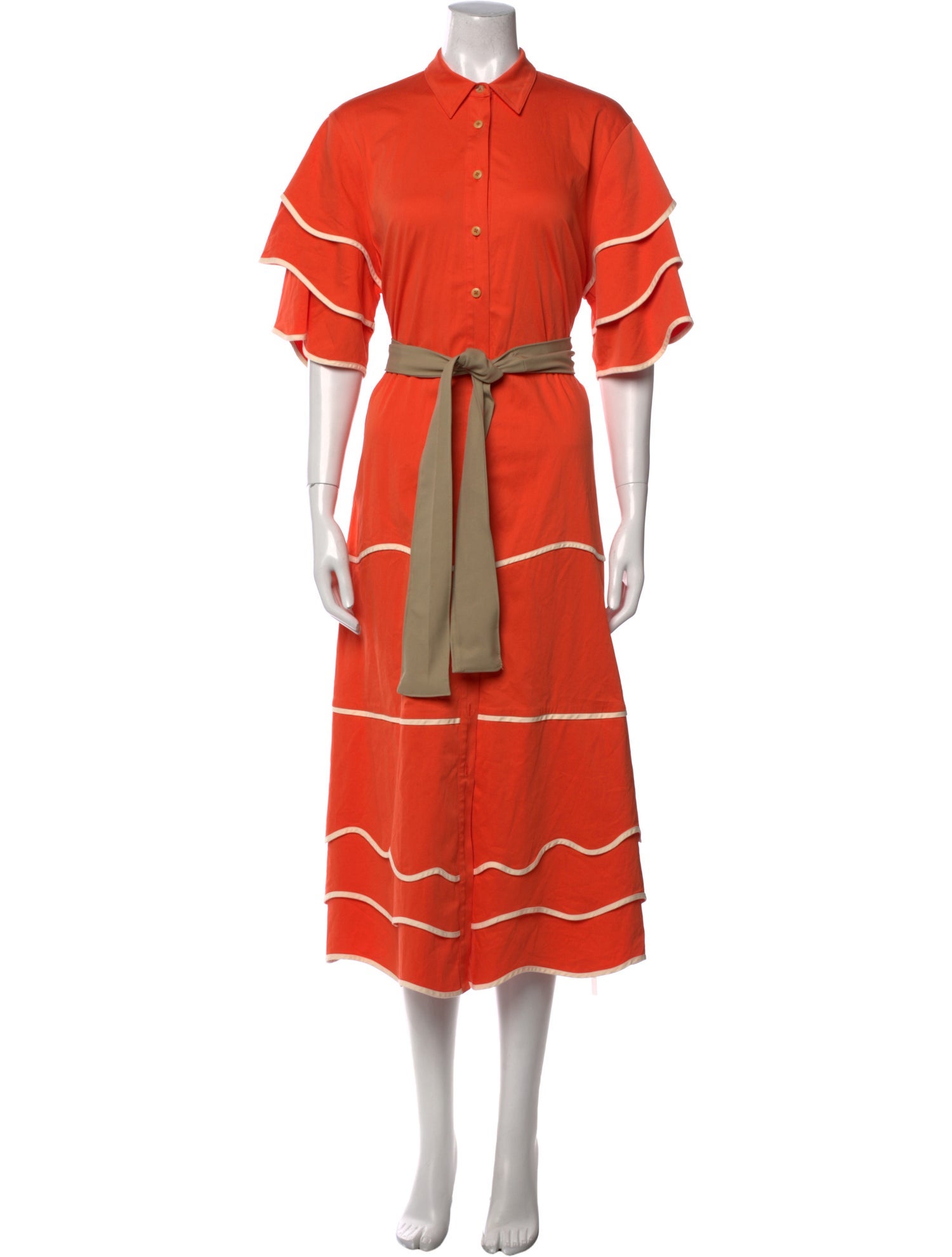 Alexis Striped Long Dress