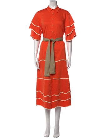 Alexis Striped Long Dress