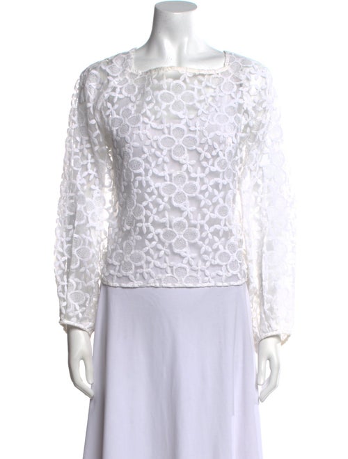 Alexis Nylon Lace Pattern Top