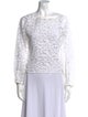 Alexis Nylon Lace Pattern Top
