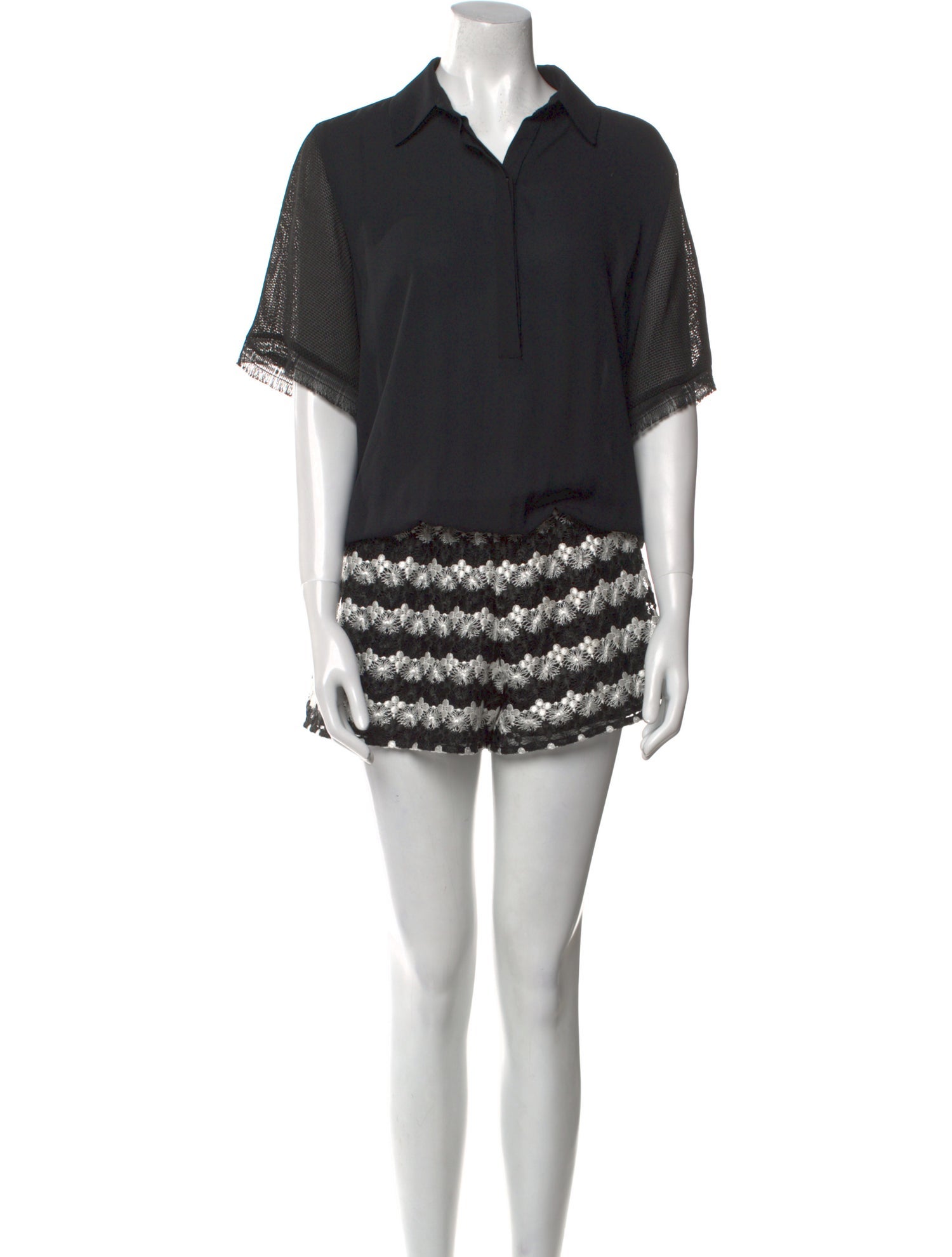 Alexis Printed V-Neck Romper