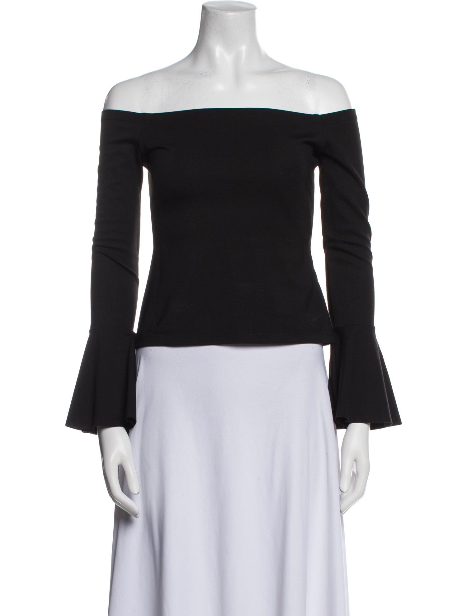 Alexis Off-The-Shoulder Long Sleeve Crop Top