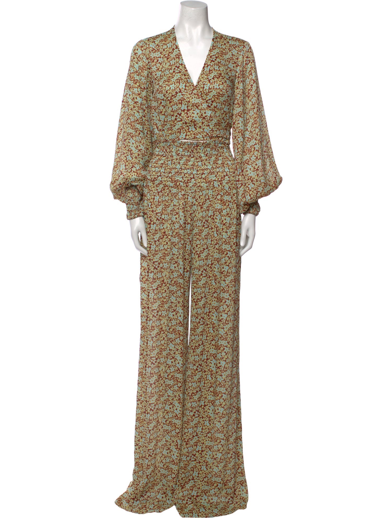 Alexis Floral Print V-Neck Jumpsuit