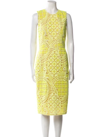 Alexis Printed Midi Length Dress