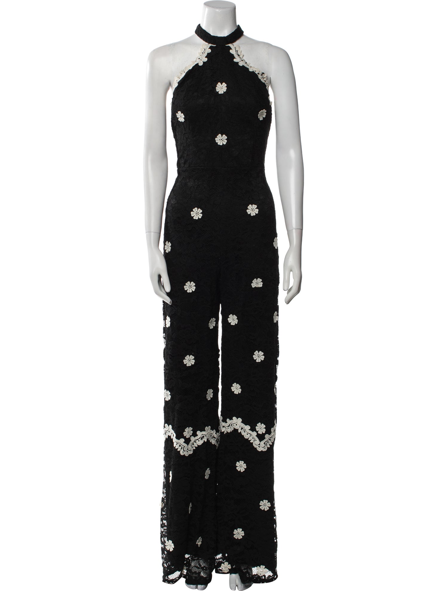 Alexis Floral Print Halterneck Jumpsuit