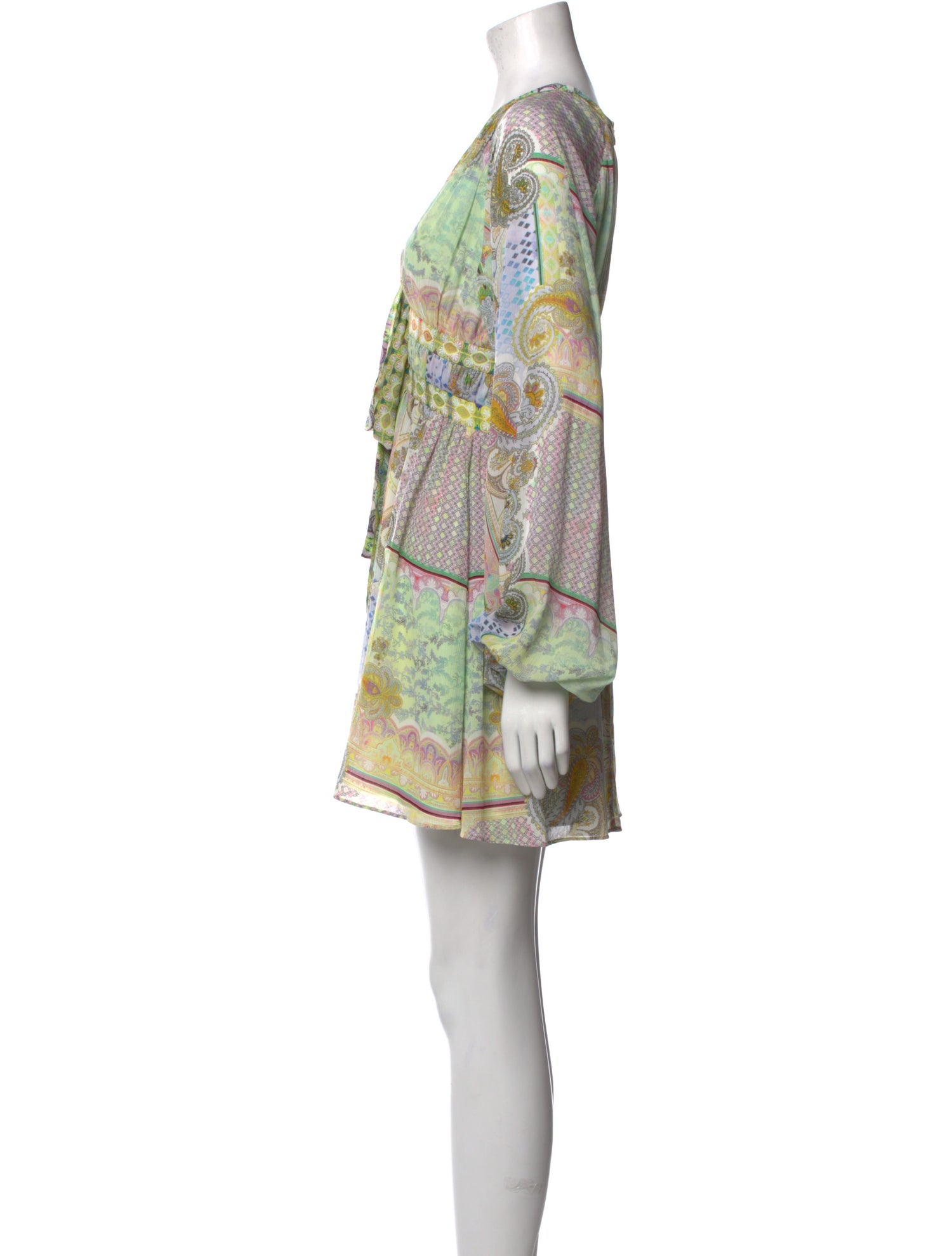 Alexis Paisley Print Mini Dress