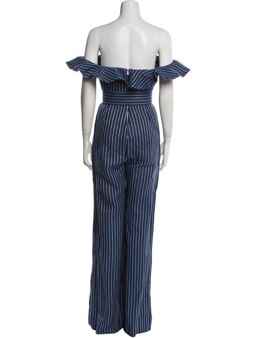 Alexis Linen Striped Jumpsuit