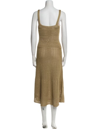 Alexis Square Neckline Long Dress