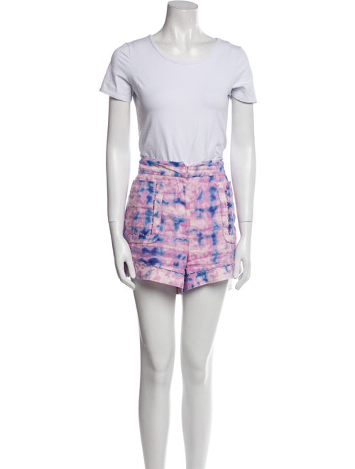Alexis Linen Tie-Dye Print Short Set