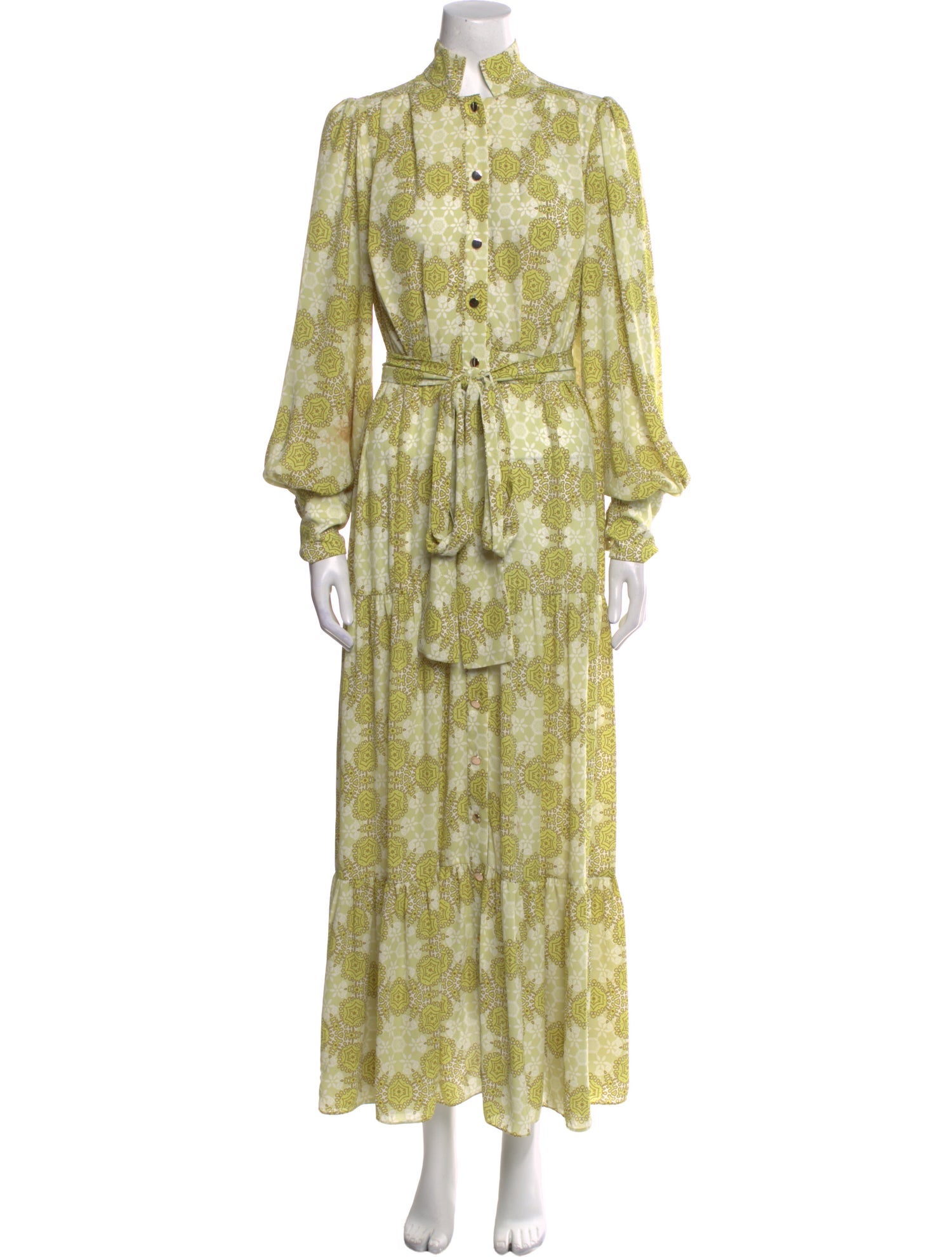 Alexis Floral Print Long Dress