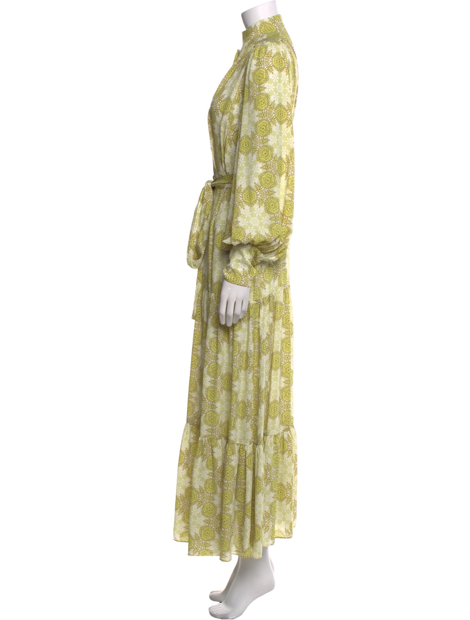 Alexis Floral Print Long Dress