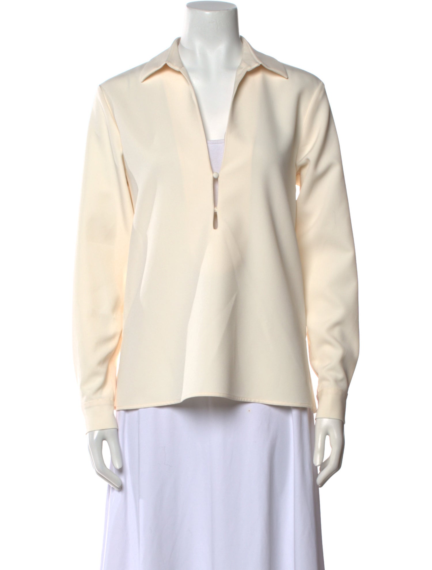 Alexis V-Neck Long Sleeve Blouse w/ Tags