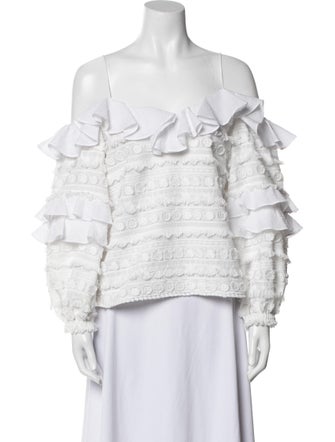 Alexis Off-The-Shoulder Long Sleeve Blouse