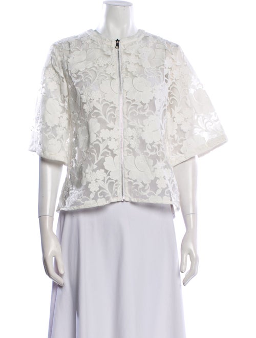 Alexis Lace Pattern Evening Jacket