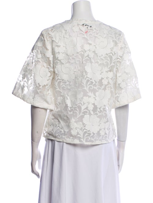 Alexis Lace Pattern Evening Jacket